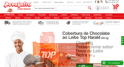Desktop Screenshot of novasafra.com.br